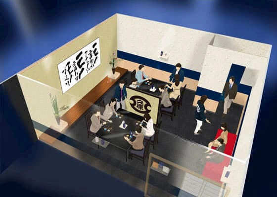 展示会の俯瞰パース