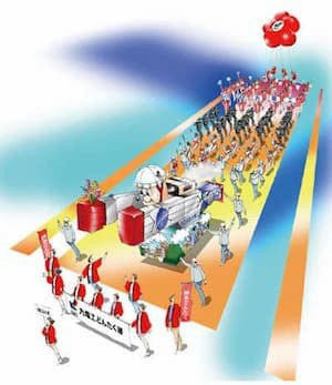 博多どんたくパレードのデザイン