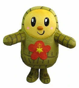 つなひきかちゃんの着ぐるみ