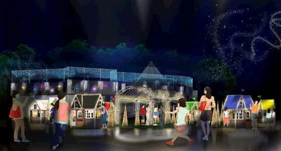 イルミネーション企画のパース