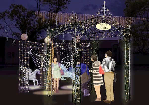 イルミネーションのイメージパース