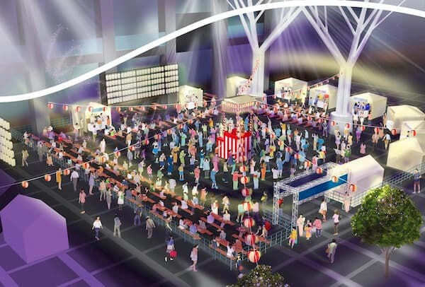 夏祭りのイメージパース