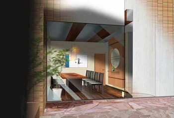 店舗改装のイメージパース