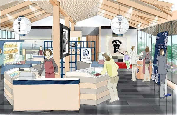 店舗内装のイメージパース