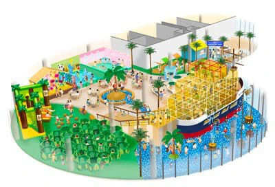 遊戯施設におけるイメージパース