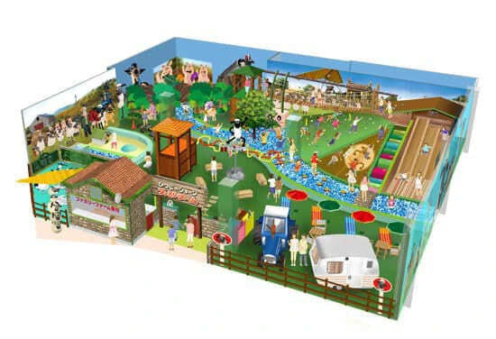 遊戯施設のイメージパース