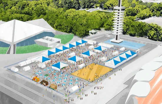 テントイベントノイメージパース