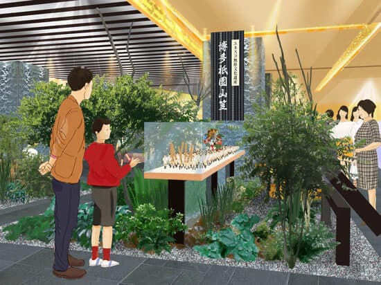 施設内展示のイメージパース