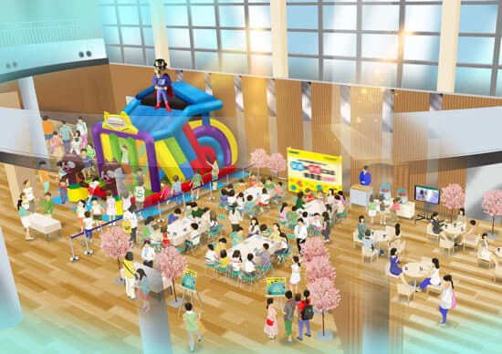 体育館でのイベントイメージ