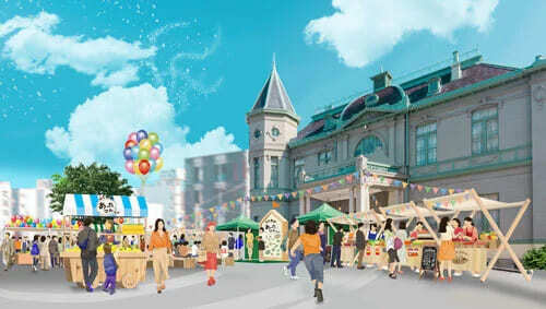 広場イベントのイメージパース